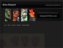 Tablet Screenshot of brianshepardart.com